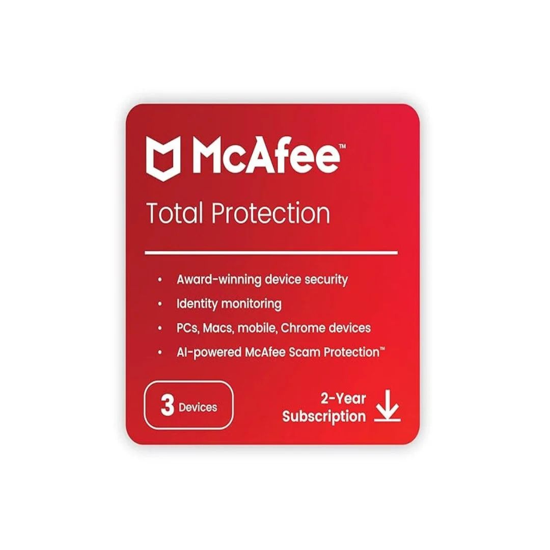 McAfee Total Protection 2026 | 3 Device, 2 Year